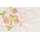 Фотообои 3D FTXL-09-00166 Барельефы с розами №1