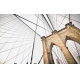 Фотообои FTXL-04-00026 Бруклинский мост с перспективой, архитектура Нью-Йорка №1
