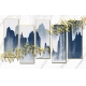 Фотообои 3D FTXL-05-00010 Абстракция с мраморными горами в китайском стиле №1