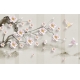 Фотообои 3D FTXL-09-00169 Композиция с цветущей сакурой на ветке в японском стиле №1