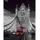 Фотообои FTVV-11-00004 Красный автобус на мосту в Лондоне №1