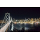 Фотообои FTXL-02-00025 Мост в ночном городе Сан-Франциско в свете огней №1