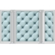 Фотообои 3D FTXL-09-00202 Стена с бриллиантами в бирюзовой обивке №1