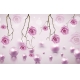 Фотообои 3D FTXL-09-00206 Розы и розовые шары из жемчуга №1