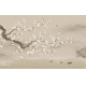 Фотообои FTXL-12-00045 Цветущая сакура в стиле китайской живописи №1
