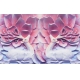 Фотообои 3D FTXL-09-00210 Барельеф олени на цветах под керамику №1