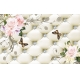 Фотообои 3D FTXL-09-00225 Розы на драгоценных камнях и обивке №1