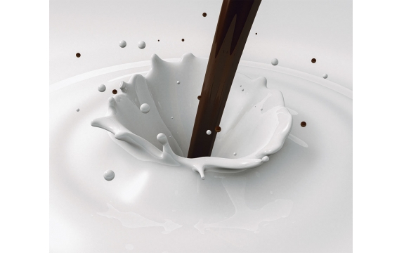 Фотообои 3D FTX-13-00003 Молоко и шоколад для кухни