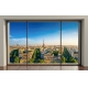 Фотообои MXL-00115 Окно в Париж, вид на Эйфелеву башню №1