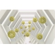 Фотообои 3D MXL-00131 Тоннель с рельефными шарами, стереоскопические, расширяющие пространство №1