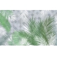 Фотообои MXL-00140 Пальмовые листья на бетоне, лофт композиция №1