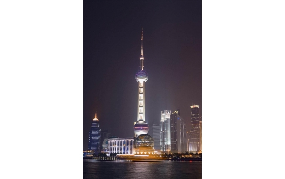 Фотообои FTP-2-02-00034 Ночной мегаполис Шанхай