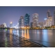 Фотообои FTP-4-02-00036 Дубай, ночной город на набережной №1