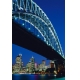 Фотообои FTP-2-04-00005-3 Мост Харбор-Бридж в ночном городе Сиднее №1