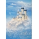 Фотообои FTP-2-04-00009 Сказочный замок в облаках №1