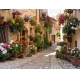 Фотообои FTP-4-04-00013 Улица в цветах, Италия №1