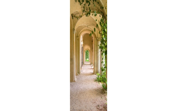 Фотообои FTP-1-04-00026 Старинный коридор с арками и колоннами