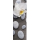 Фотообои FTP-1-06-00005 Орхидея, белый цветок на камнях №1