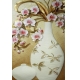 Фотообои 3D FTP-2-09-00017 Барельеф ваза с орхидеями под лепнину №1