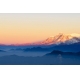 Фотообои FTS-01-00001 Туманные горы на закате №1
